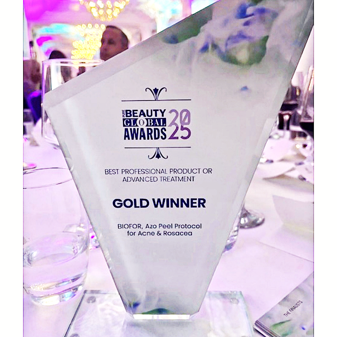 Beauty Global Awards 2025 Gold Winner voor BIOFOR Azo Peel Protocol